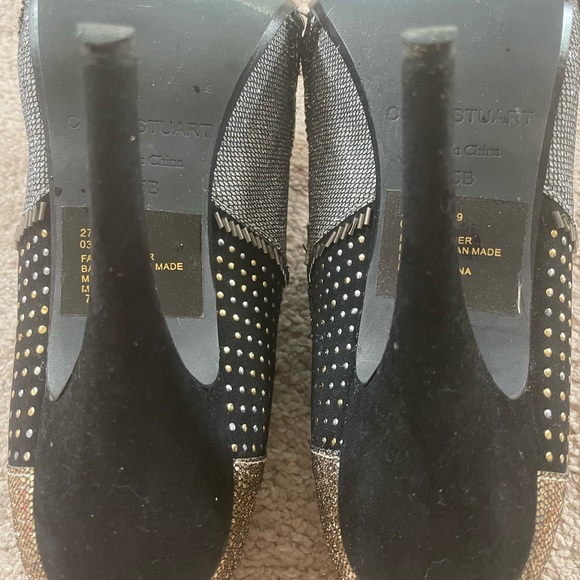 Colin Stuart embellished zip up booties - Picture 6 of 10